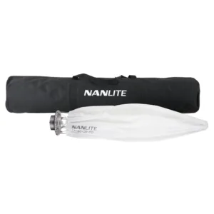 Nanlite Lantern 80cm montado en una luz Forza