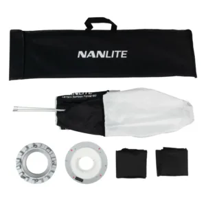 Nanlite Lantern Softbox LT-FZ60 montado en una luz Forza 60