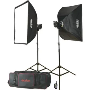Kit Flash de Estudio Godox MS300 - 2 x 300W