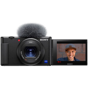 Cámara Sony ZV-1 + Agarre para grabación GP-VPT2BT (Negro)