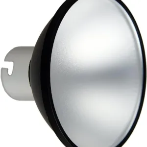 Mini Reflector Godox AD-M montado en un flash AD200