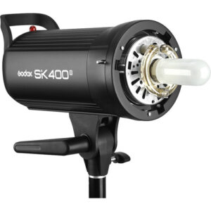 Flash Godox SK400II de 400Ws con luz de modelado de 150W, reciclaje rápido y control inalámbrico Godox X.
