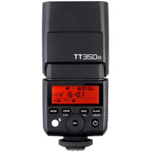 Godox TT350F TTL Flash para cámaras nikon con lámpara de modelado y sistema inalámbrico de 2.4 GHz