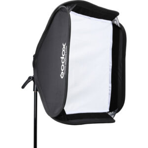 Kit Godox S2 con softbox de 60x60 cm, rejilla y soporte Bowens para flashes speedlight