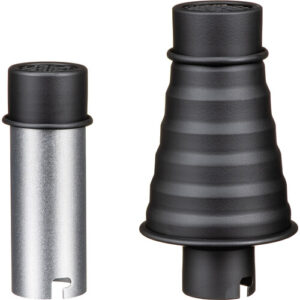 Modificador de Luz Godox AD-S9 Snoot con Rejilla montado en un flash AD200