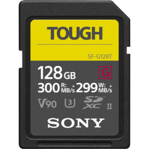 Tarjeta de memoria Sony SF-G Tough Series UHS-II SDXC de 128GB