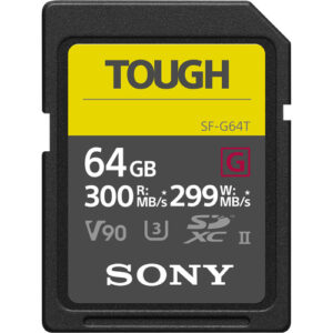 Tarjeta Tough SD Sony 64GB