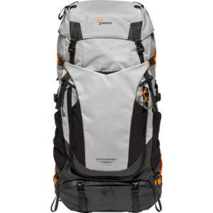 Mochila Lowepro PhotoSport Pro III 70L gris con sistema modular GearUp y funda AW incluida.