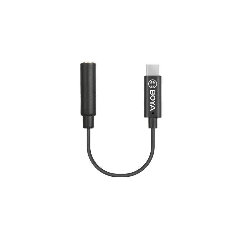 Boya BY-K4 Cable macho USB-C - hembra TRS