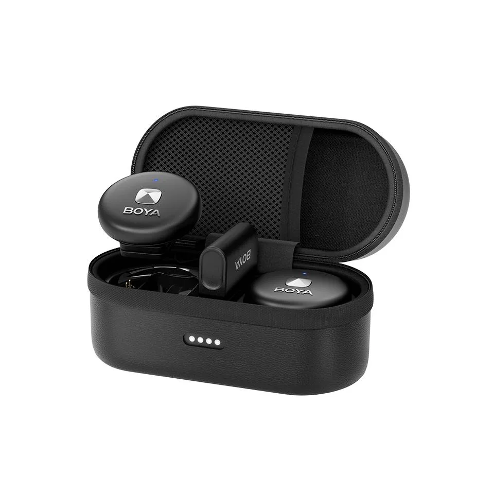 Boya Omic-U kit de micrófono doble inalámbrico con conector USB-C