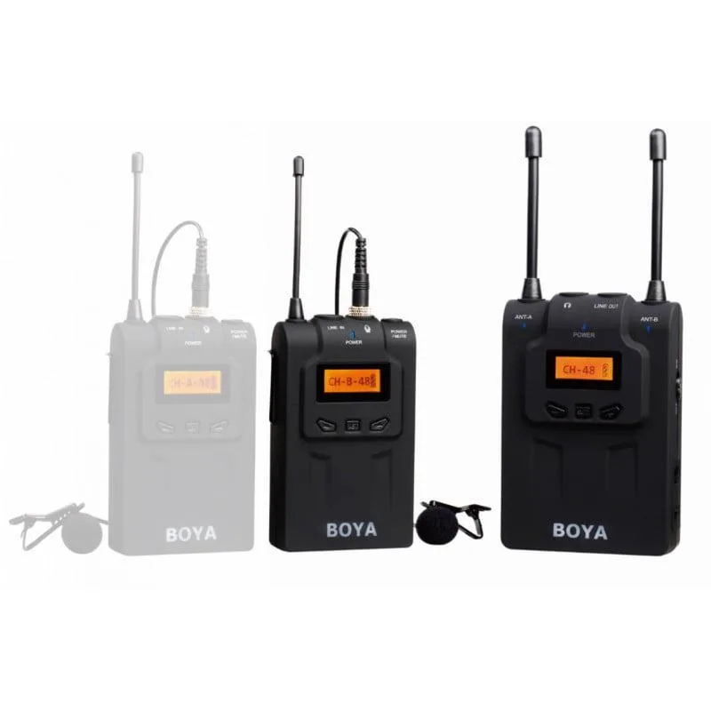 Boya BY-WM8 Pro-K1 Sistema micrófono inalámbrico (Transmisor-Receptor)