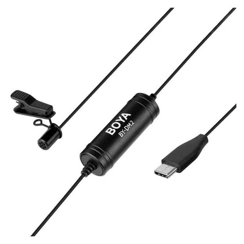 Boya BY-DM2 Micrófono lavalier conector tipo C