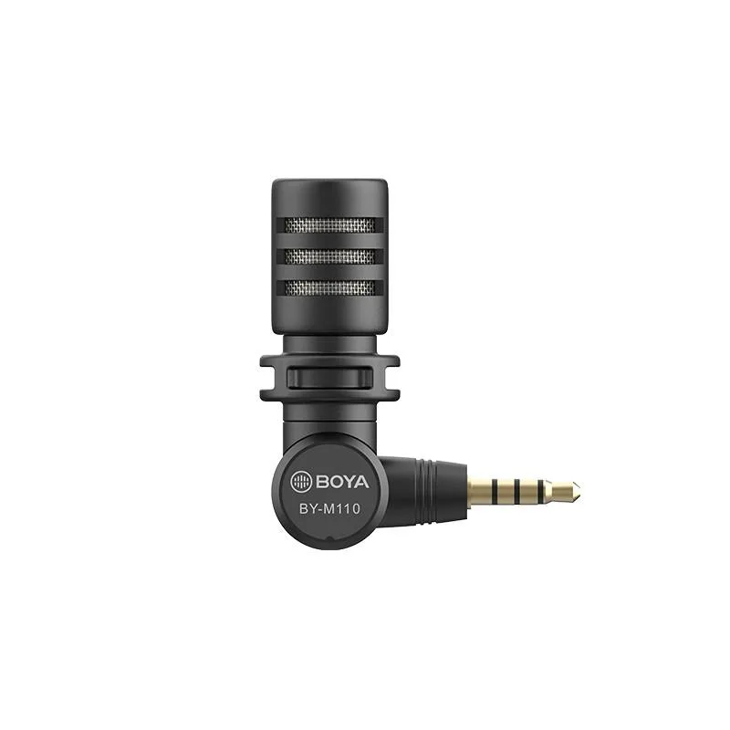 Boya BY-M110 Micrófono Compacto Conector TRRS Para Teléfonos