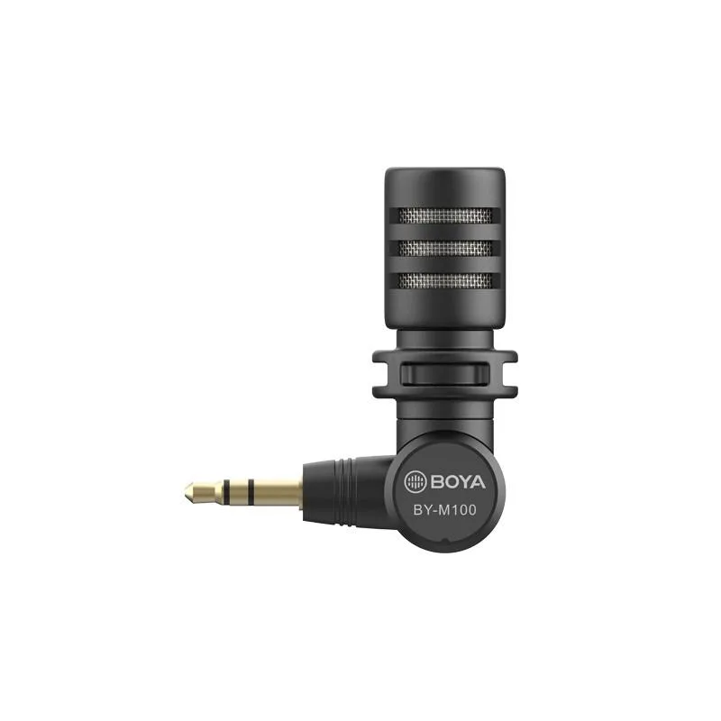 Boya BY-M100 Micrófono Compacto Conector TRS 3.5mm