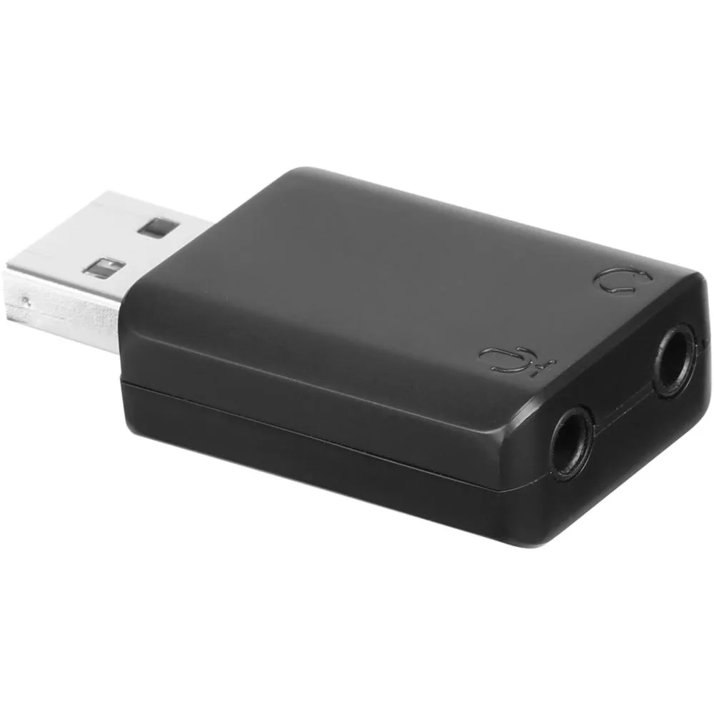 Boya BY-EA2 Adaptador USB a 3.5mm Salidas Para Audífono y Micrófono