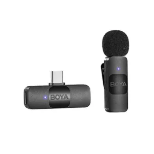 Boya BY-V10 Micrófono Inalámbrico Ultra Compacto y Portable 2.4GHz Conector USB-C