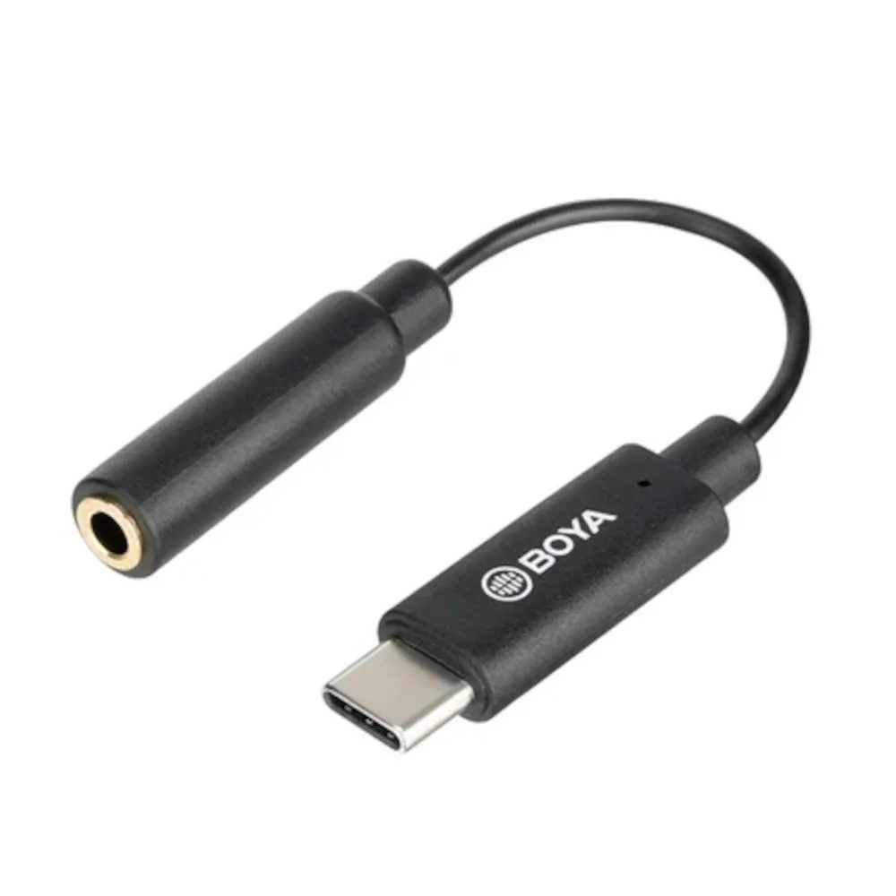 Boya BY-K9 Mini Cable 3,5mm Hembra TRRS a USB-C macho