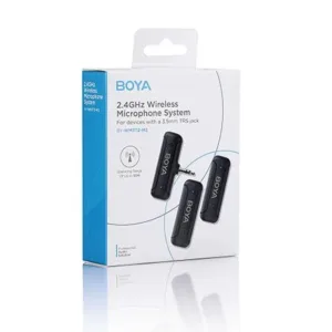Boya BY-WM3T2-M2 Micrófono Inalámbrico Doble 50 Metros TRS