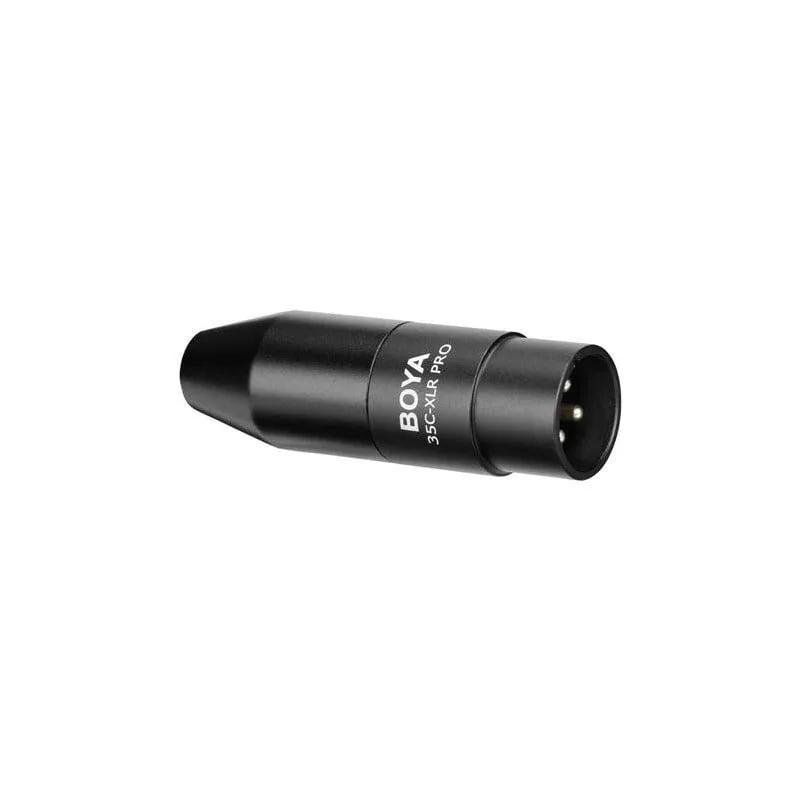 Boya 35C-XLR PRO 3.5mm Mini Jack a XLR adaptador con conversor de poder