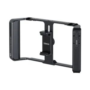 Jaula universal Ulanzi MA05 con mango ergonómico y rotación 360°, compatible con smartphones para video profesional