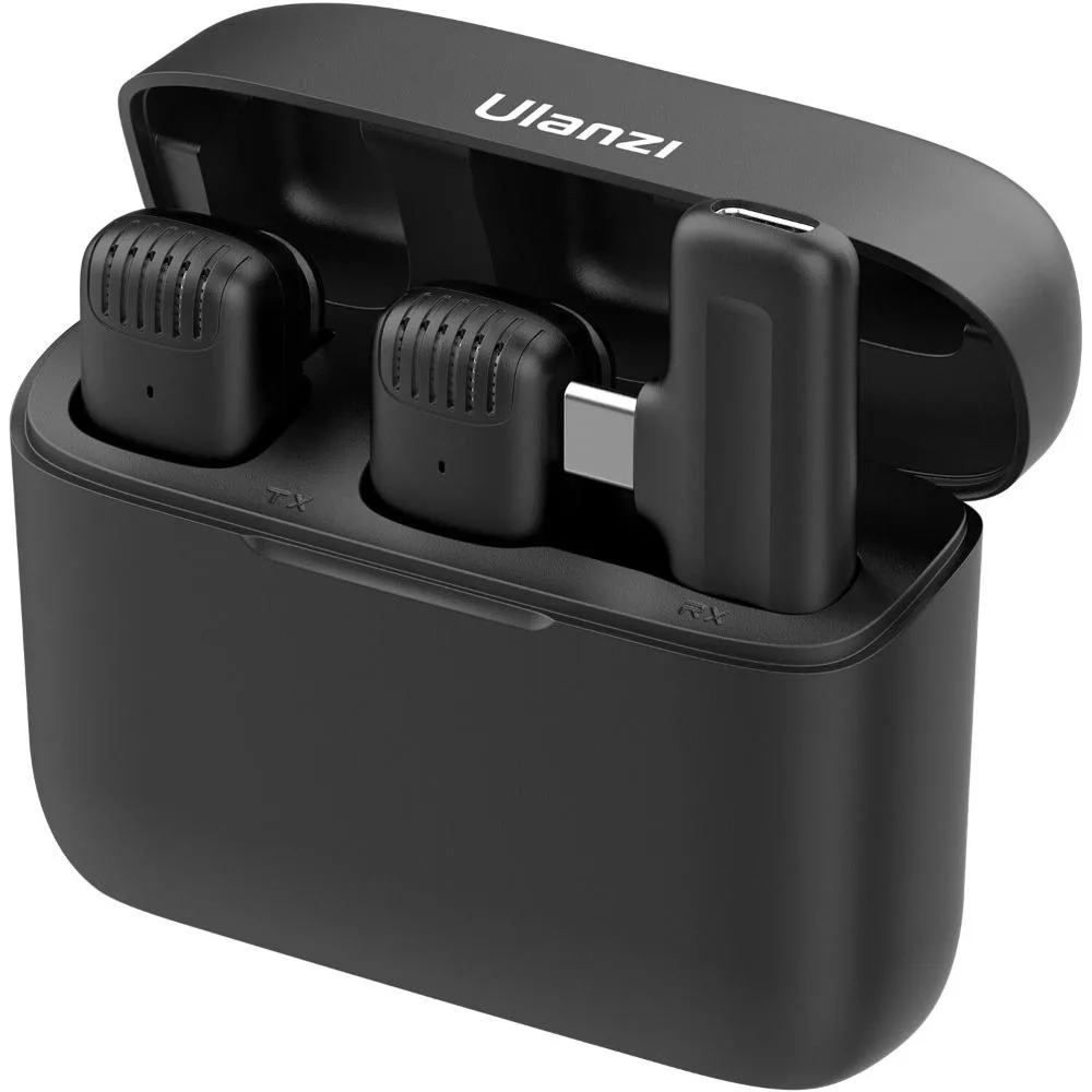 Ulanzi J12 USB-C Micrófono Doble Inalámbrico
