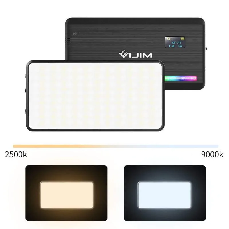 Vijim VL196 Luz Led Multicolor Con Difusor y Panal